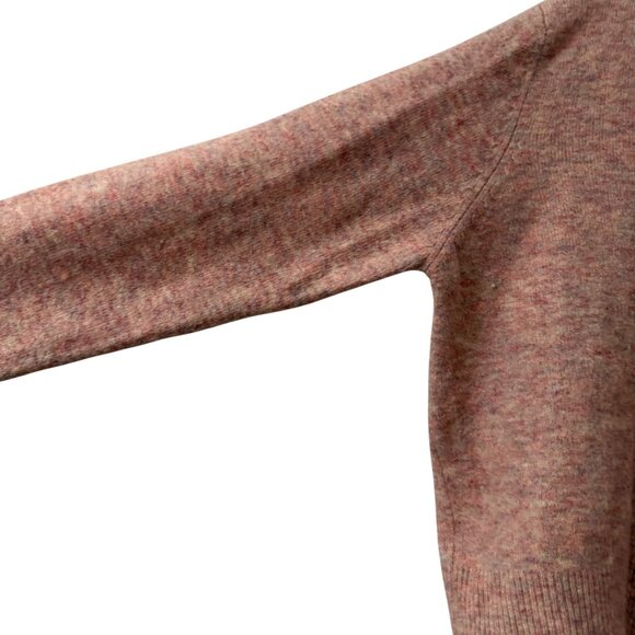 Kerisma Marled Pink Cashmere Blend Cardigan Sweater Womens Size M/L - Picture 3 of 5